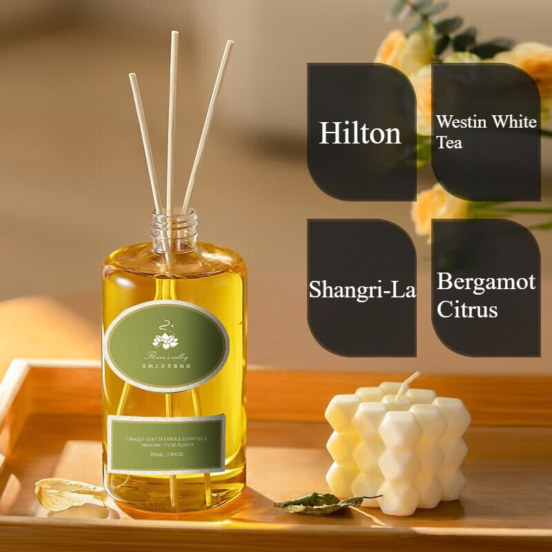 Home Fragrance Jasmine Diffuser - Huile parfumée pour diffuseur à bâtonnets,