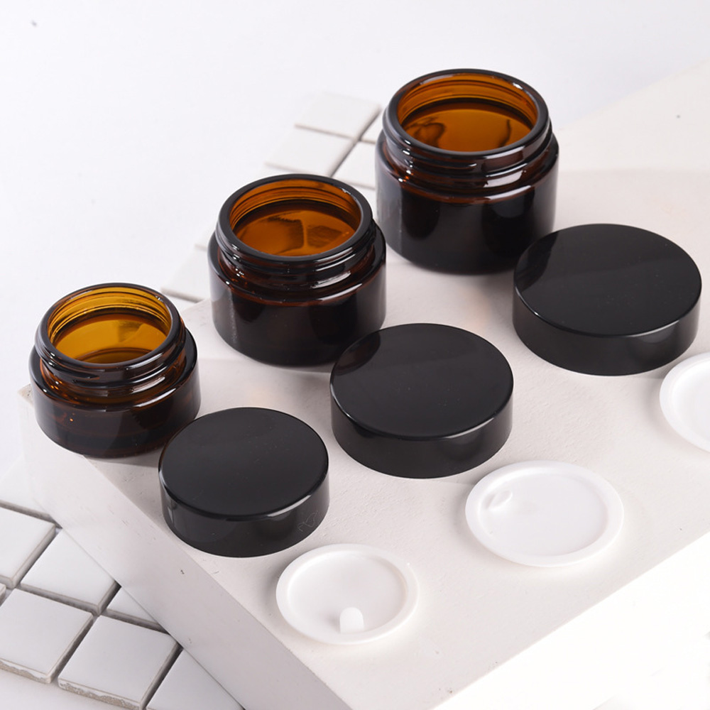 Amber Jar Candle - Bougie en verre de forme ronde