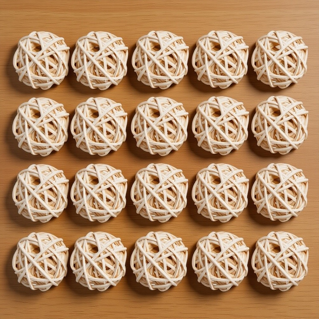 Home Fragrance Diffuser - 20 pièces de boules de rotin