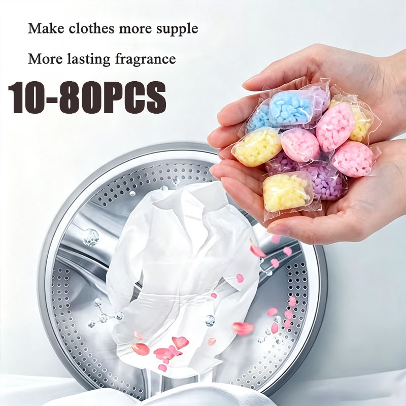 Scent Booster Bead - 10-80 Perles de parfum pour lessive,