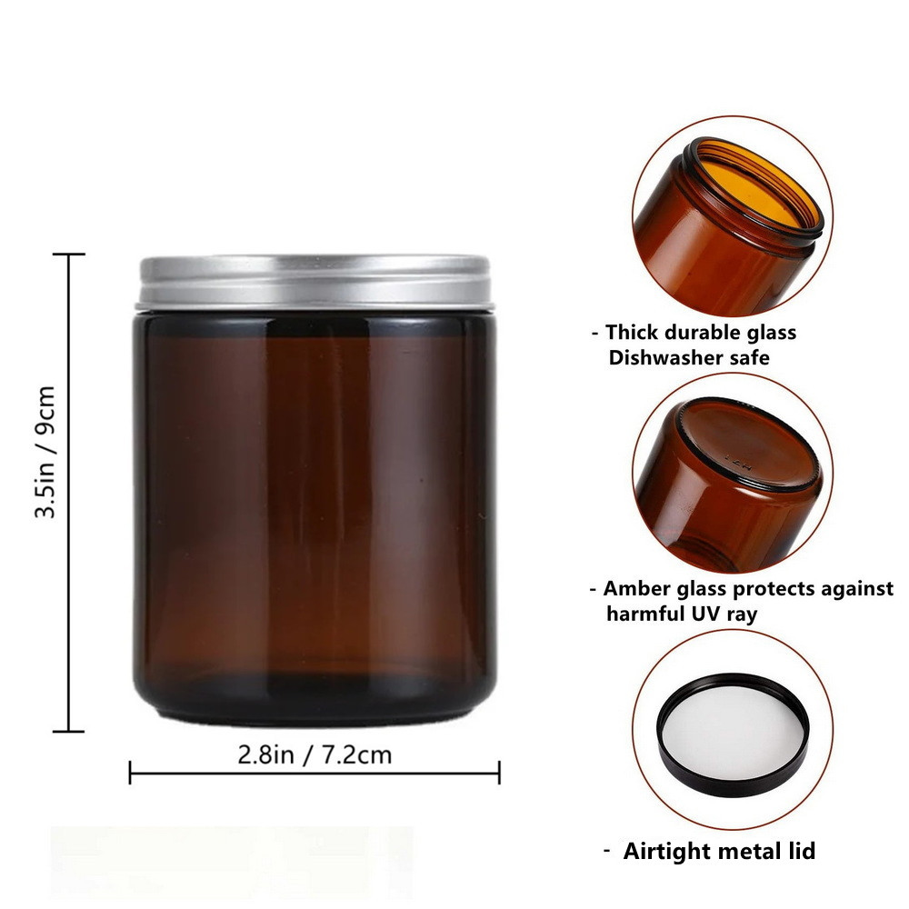 Bougie africaine ronde en verr - Amber Jar Candle avis et prix