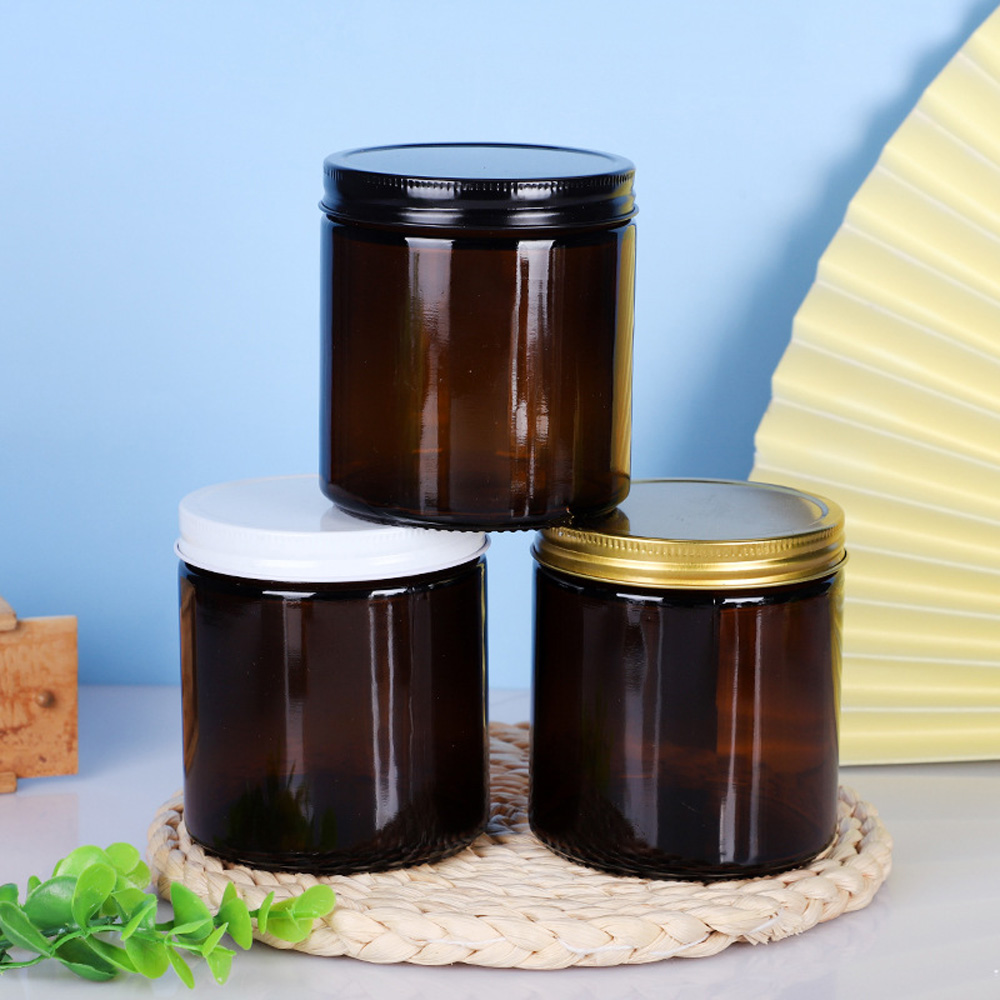 Tasse et bougie en verre de fo - Amber Jar Candle avis et prix